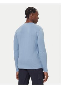 BOSS Longsleeve Tacks 50512111 Błękitny Regular Fit. Kolor: niebieski. Materiał: bawełna. Długość rękawa: długi rękaw #5