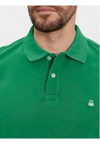 United Colors of Benetton - United Colors Of Benetton Polo 3089J3179 Zielony Regular Fit. Typ kołnierza: polo. Kolor: zielony. Materiał: bawełna #5