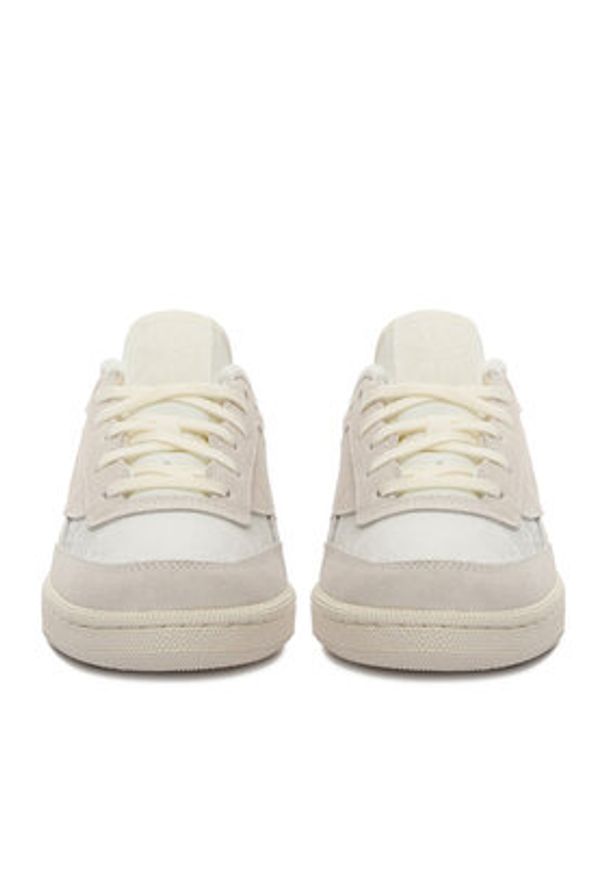 Reebok Sneakersy EO-CLUB C REVENGE VINTAGE II 100244745 Écru. Kolor: kremowy. Materiał: skóra, zamsz. Model: Reebok Club