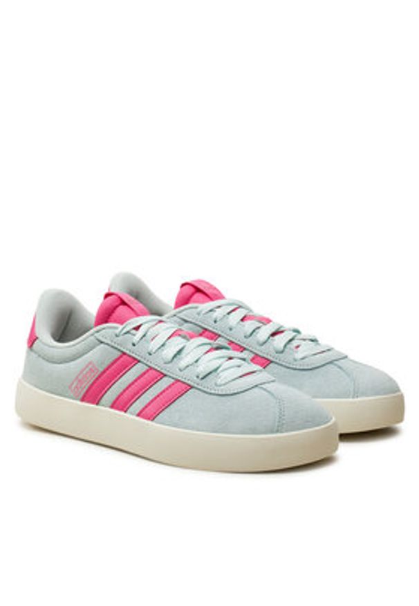 Adidas - adidas Sneakersy Vl Court 3.0 JP5326 Zielony. Kolor: zielony. Materiał: zamsz, skóra
