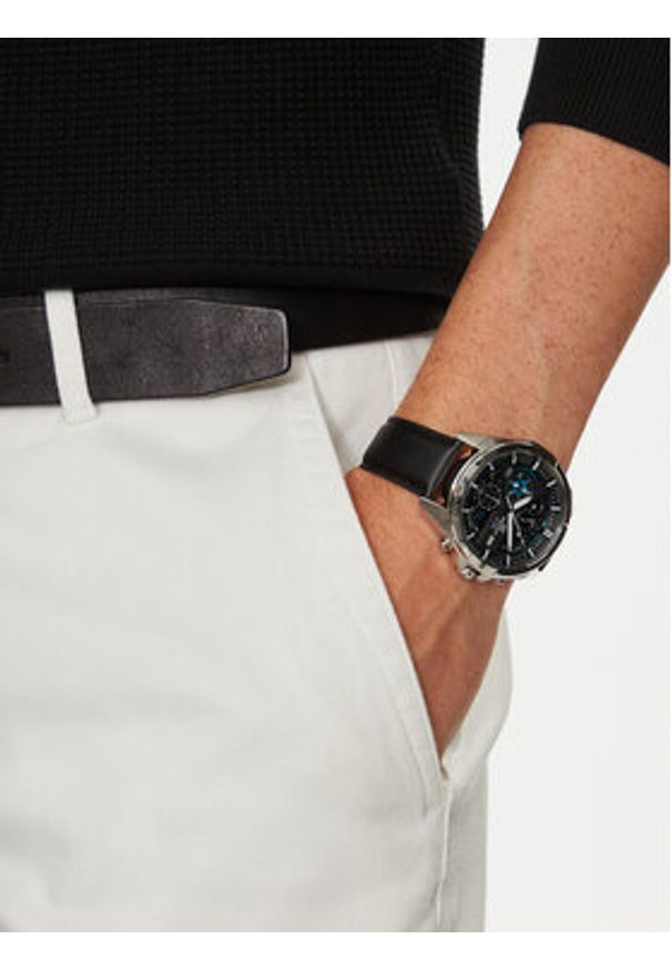 Casio Zegarek Edifice EFR-556L-1AVUEF Czarny. Kolor: czarny