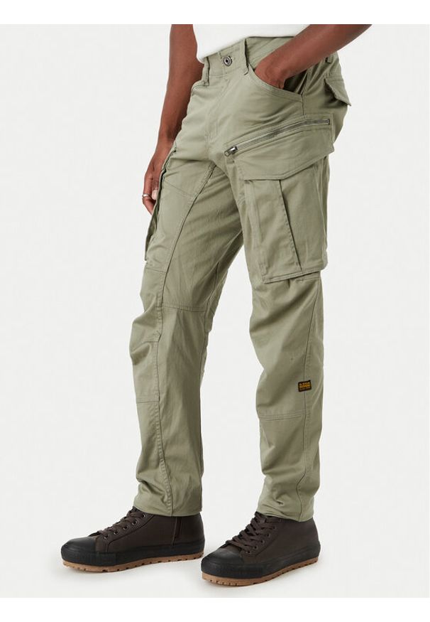 G-Star RAW - G-Star Raw Spodnie materiałowe Rovic D02190-5126 Zielony Tapered Fit. Kolor: zielony. Materiał: bawełna
