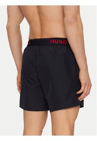 Hugo - HUGO Szorty kąpielowe Tap 50534495 Czarny Regular Fit. Kolor: czarny. Materiał: syntetyk #4