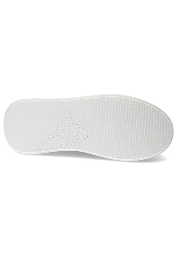 DAMISS - Beżowe Sneakersy Damiss Wygodne Ażurowe Obuwie Damskie. Kolor: beżowy. Materiał: skóra. Wzór: ażurowy