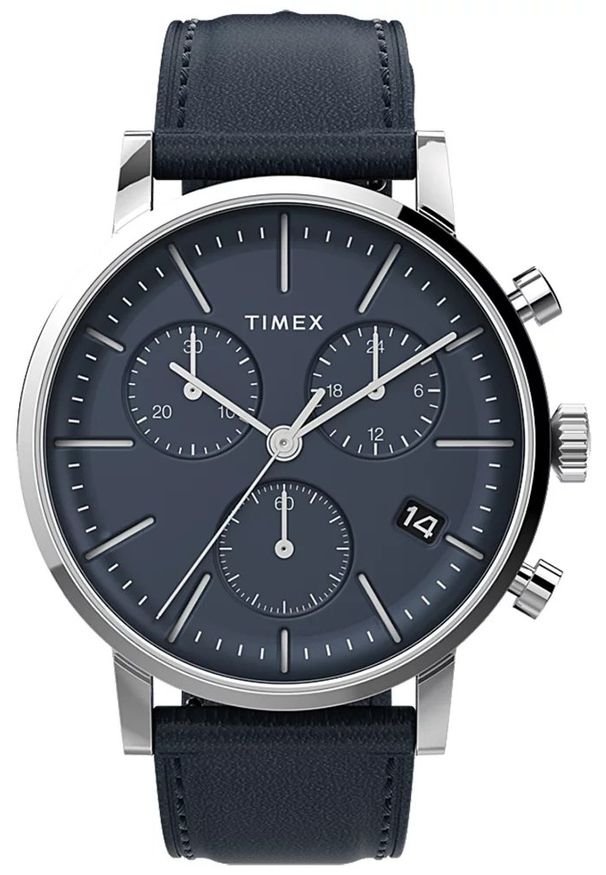 Timex - Zegarek Męski TIMEX Chronograph MIDTOWN TW2V36800. Styl: vintage, elegancki