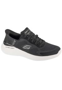 skechers - Buty sportowe Sneakersy męskie, Slip-Ins: Bounder 2.0 - Emerged. Kolor: czarny. Sport: turystyka piesza