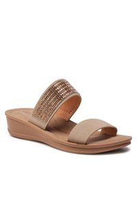 Clara Barson Klapki WSS20581-01 Brązowy. Kolor: brązowy. Materiał: skóra #1