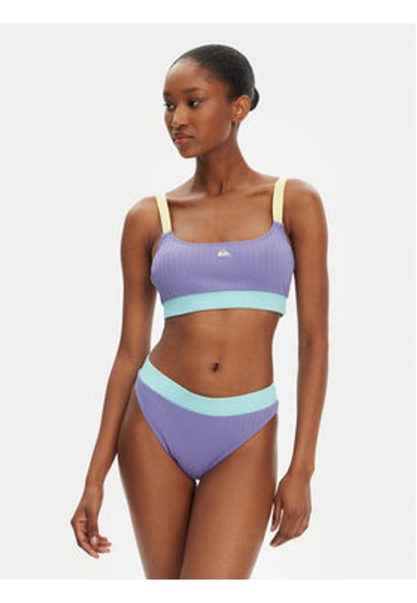 Quiksilver Góra od bikini Bra Top EQWX303134 Niebieski. Kolor: niebieski. Materiał: syntetyk
