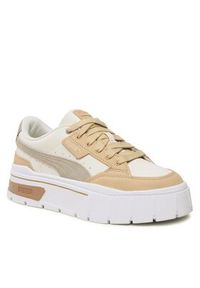 Puma Sneakersy Mayze Stack Luxe Wns 389853 02 Beżowy. Kolor: beżowy. Materiał: skóra #6