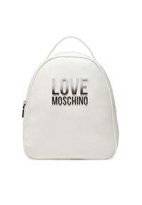 Love Moschino - Plecak LOVE MOSCHINO. Kolor: biały