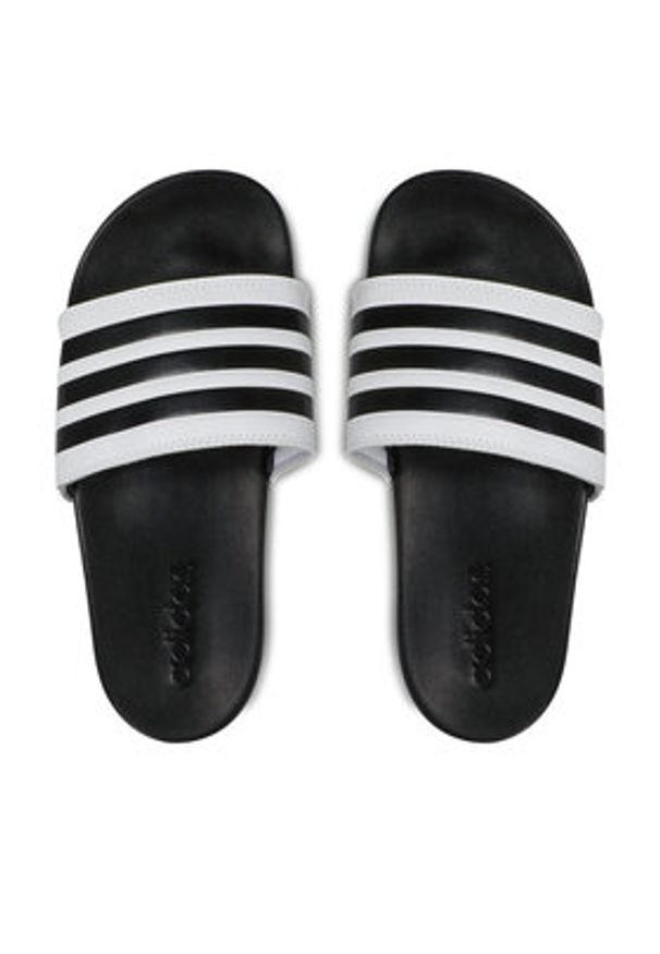 Adidas - adidas Klapki adilette Comfort GZ5893 Biały. Kolor: biały. Materiał: skóra