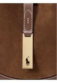 Polo Ralph Lauren Torebka 428945972004 Brązowy. Kolor: brązowy. Materiał: skórzane, zamszowe #9