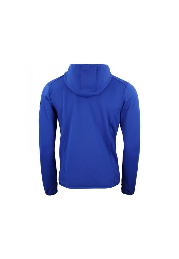 PEAK MOUNTAIN - Kurtka polarshell Peak Mountain. Kolor: niebieski. Sport: turystyka piesza