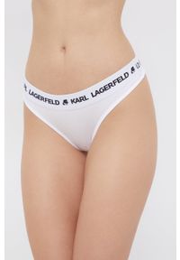 Karl Lagerfeld Stringi 211W2110. Kolor: biały