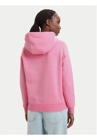 Tommy Jeans Bluza Flag DW0DW19958 Różowy jasny Regular Fit. Kolor: różowy. Materiał: bawełna #4