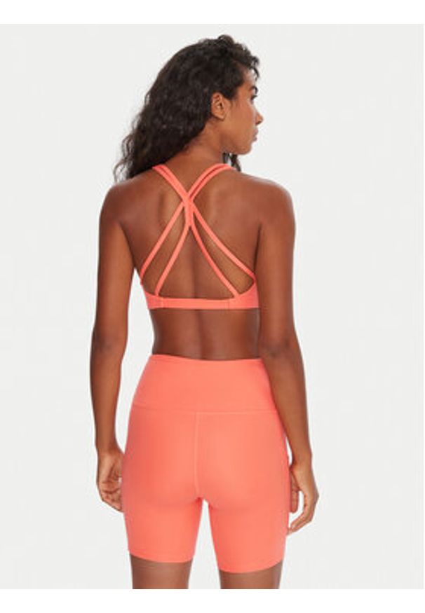 Roxy Biustonosz sportowy Heart Into It ERJKT04359 Koralowy. Kolor: pomarańczowy. Materiał: syntetyk