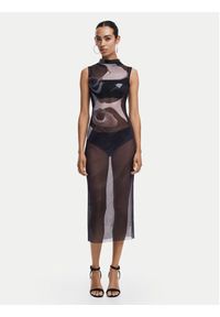 Desigual Sukienka codzienna Lincoln 24WWVK58 Szary Slim Fit. Okazja: na co dzień. Kolor: szary. Materiał: syntetyk. Typ sukienki: proste. Styl: casual #4