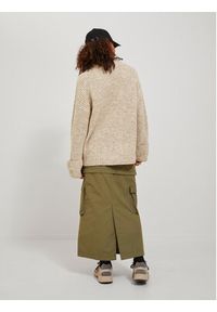 JJXX Sweter 12245453 Beżowy Relaxed Fit. Kolor: beżowy. Materiał: syntetyk #3