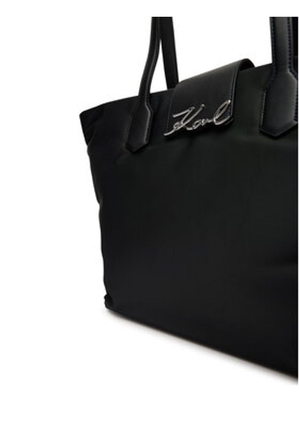 Karl Lagerfeld - KARL LAGERFELD Torebka A3W30029 Czarny. Kolor: czarny. Materiał: skórzane