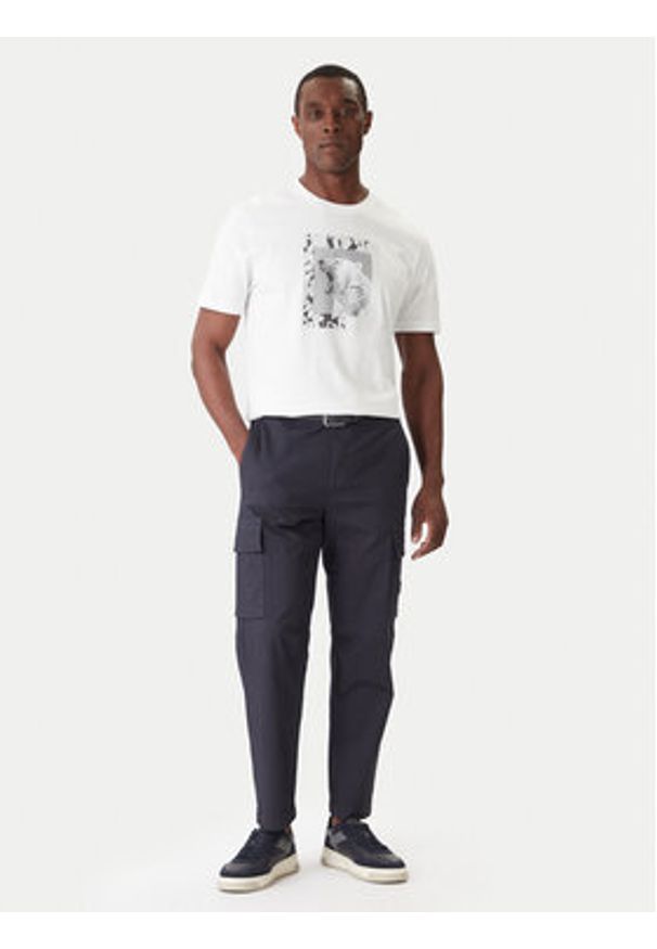 BOSS T-Shirt Lupo 50554615 Biały Regular Fit. Kolor: biały. Materiał: bawełna