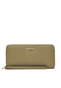 Guess Duży Portfel Damski SWBG85 00146 Zielony. Kolor: zielony. Materiał: skóra