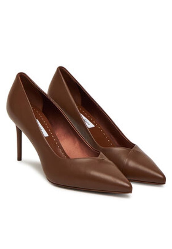 Max Mara Szpilki Phyllis 2524526191600 Brązowy. Kolor: brązowy. Materiał: skóra. Obcas: na szpilce
