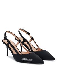 Love Moschino - LOVE MOSCHINO Sandały JA10267G1NIMX00040 Czarny. Kolor: czarny. Materiał: materiał #3