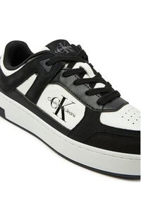 Calvin Klein Jeans Sneakersy Basket Cupsole Low Ml Mix YW0YW01579 Czarny. Kolor: czarny. Materiał: skóra