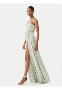Elisabetta Franchi Sukienka wieczorowa AB-R22-52E2 Zielony Regular Fit. Kolor: zielony. Materiał: wiskoza. Styl: wizytowy #5