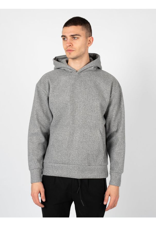 Xagon Bluza "Hoodie" | A23082Z89 | Mężczyzna | Szary. Typ kołnierza: kaptur. Kolor: szary. Materiał: poliester
