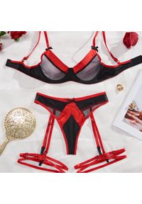 Intica - Zestaw bielizny trzyczęściowy z eleganckimi detalami Claudie. Kolor: wielokolorowy. Materiał: materiał #1