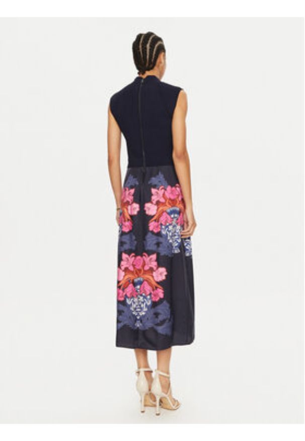Ted Baker Sukienka codzienna 275626 Granatowy Regular Fit. Okazja: na co dzień. Kolor: niebieski. Materiał: wiskoza. Typ sukienki: proste. Styl: casual