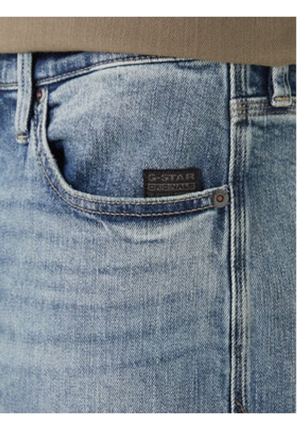 G-Star RAW - G-Star Raw Jeansy Streem D28534-E205 Błękitny Slim Fit. Kolor: niebieski