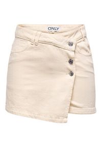 only - ONLY Spódnico-szorty Milly 15338617 Beżowy Regular Fit. Kolor: beżowy. Materiał: bawełna #3