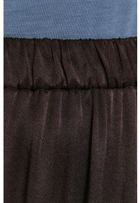 Drykorn Spódnica Ribly kolor brązowy mini rozkloszowana. Kolor: brązowy. Materiał: tkanina. Wzór: gładki #2