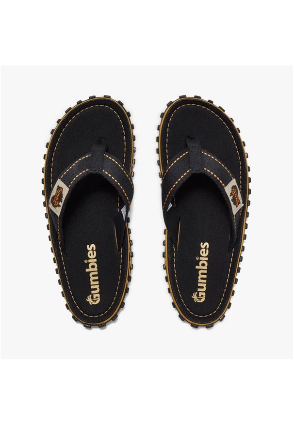 Gumbies - Japonki GUMBIES ISLANDER FLIP-FLOPS UNISEX. Kolor: czarny. Styl: sportowy