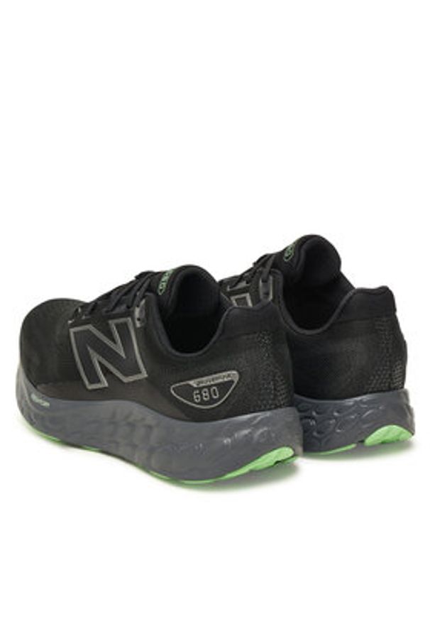 New Balance Buty do biegania 680 M680WBK8 Czarny. Kolor: czarny. Materiał: materiał