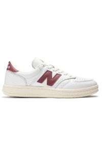 Buty unisex New Balance CT500LPB – białe. Kolor: biały. Materiał: guma, skóra. Szerokość cholewki: normalna. Sport: tenis