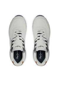 Pepe Jeans Sneakersy Joy Tour M PMS60007 Biały. Kolor: biały. Materiał: skóra