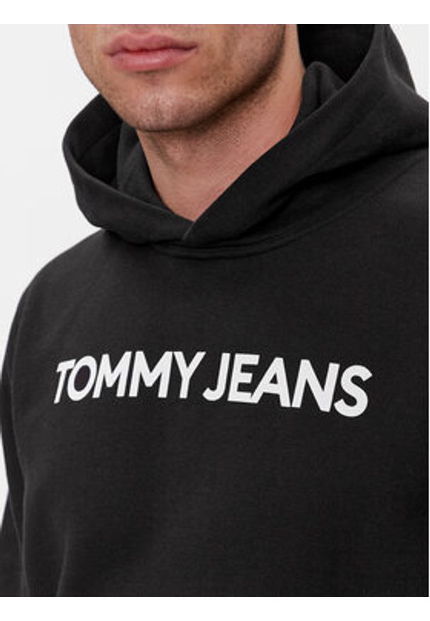 Tommy Jeans Bluza Bold Classics DM0DM18413 Czarny Regular Fit. Kolor: czarny. Materiał: bawełna