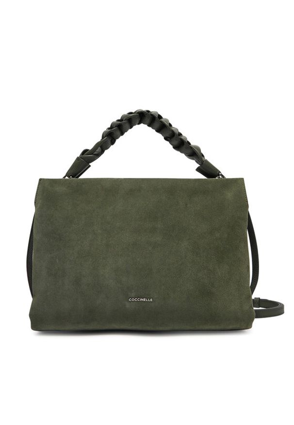 Coccinelle Torebka P6P Boheme Suede Bimaterial E1 P6P 19 02 01 Zielony. Kolor: zielony. Materiał: skórzane, zamszowe