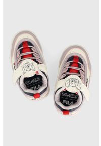 Fila sneakersy dziecięce Disruptor kolor fioletowy. Nosek buta: okrągły. Zapięcie: rzepy. Kolor: fioletowy. Materiał: guma #3