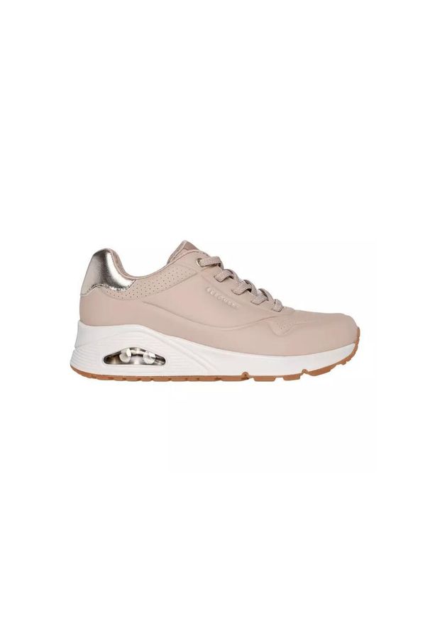 skechers - Chaussures Femme UNO - SHIMMER AWAY NUDE Beige Beige SKECHERS. Kolor: beżowy