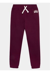 GAP - Gap Spodnie dresowe 789629-06 Fioletowy Regular Fit. Kolor: fioletowy. Materiał: bawełna