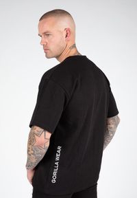 GORILLA WEAR - Koszulka fitness męska Gorilla Wear Dayton T-shirt z krótkim rękawem. Kolor: czarny. Długość rękawa: krótki rękaw. Długość: krótkie. Sport: fitness