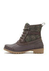 Buty do chodzenia damskie Kamik Winterstiefel Sienna Mid 2 Leder. Wysokość cholewki: za kostkę. Kolor: zielony. Materiał: materiał, syntetyk, skóra. Szerokość cholewki: normalna. Sezon: zima