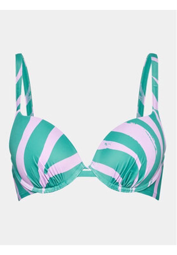 Triumph Góra od bikini Summer Mix & Match 10214739 Zielony. Kolor: zielony. Materiał: syntetyk