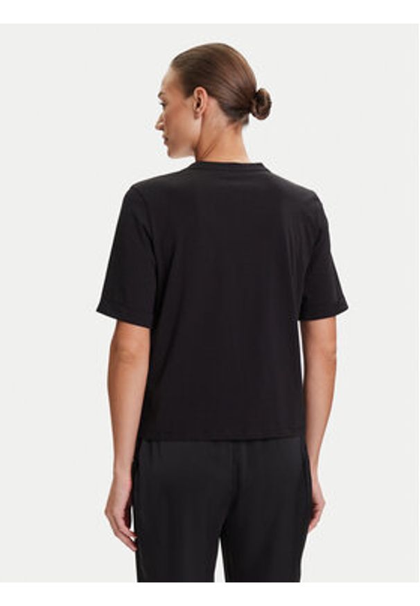 Liu Jo Sport T-Shirt TF5143 JS003 Czarny Regular Fit. Kolor: czarny. Materiał: bawełna. Styl: sportowy