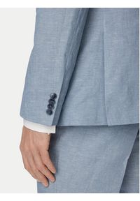 Hugo - HUGO Garnitur Henry 50559672 Niebieski Slim Fit. Kolor: niebieski. Materiał: bawełna #5