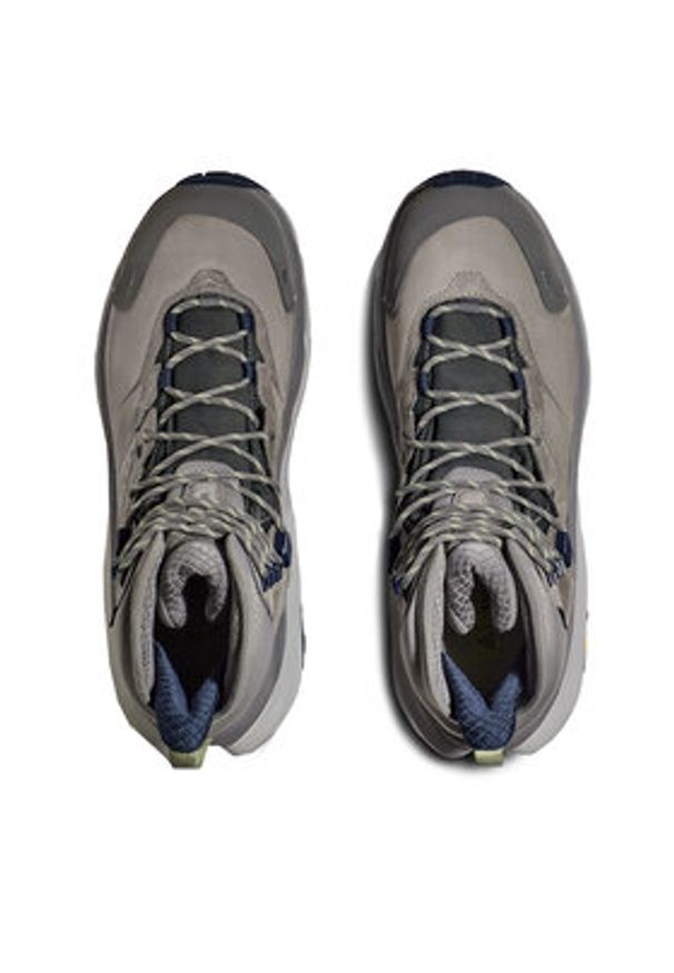 HOKA - Hoka Trekkingi Kaha 2 GTX GORE-TEX 1123155 Szary. Kolor: szary. Materiał: nubuk, skóra. Technologia: Gore-Tex. Sport: turystyka piesza